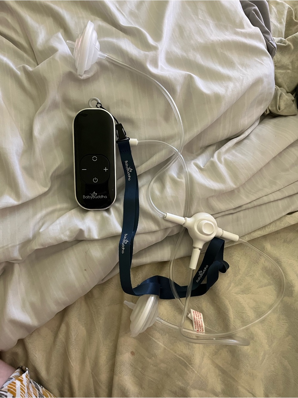 BabyBuddha Hands-Free Breast Pump hacked to work with Spectra parts